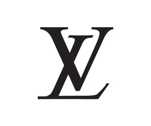 Louis Vuitton Brand Logo Black